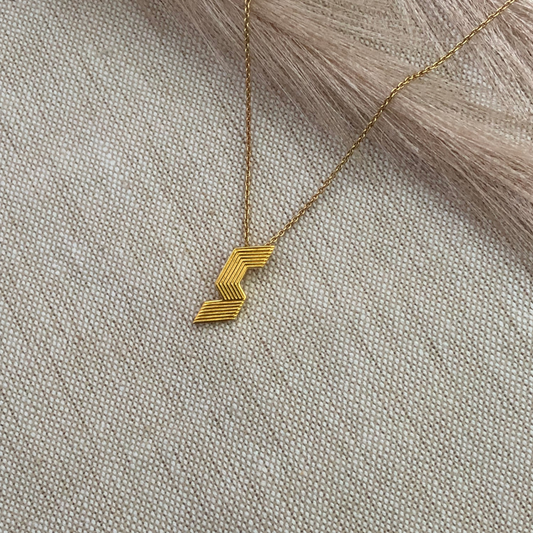 She-ro Pendant -  24K Gold Coated