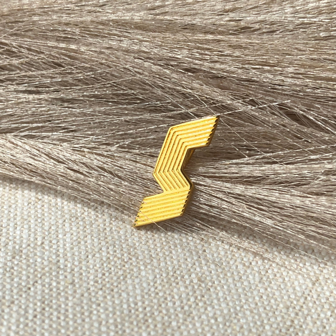 She-ro Pendant -  24K Gold Coated