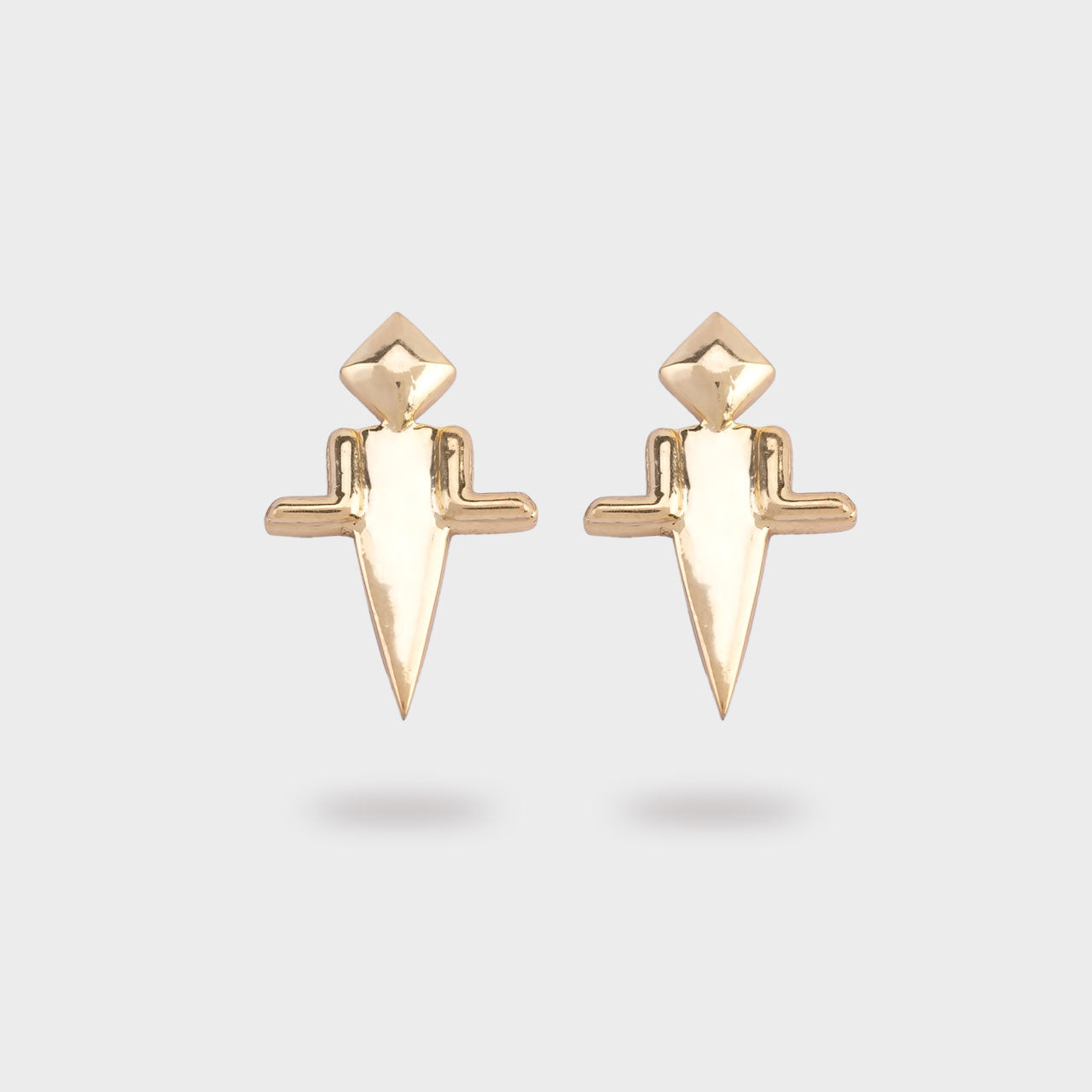 Sword Studs - Gold Coated 930 Silver