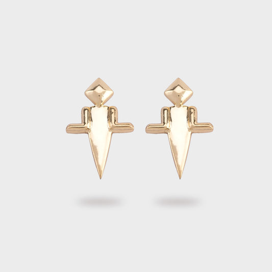 Sword Studs - Gold Coated 930 Silver