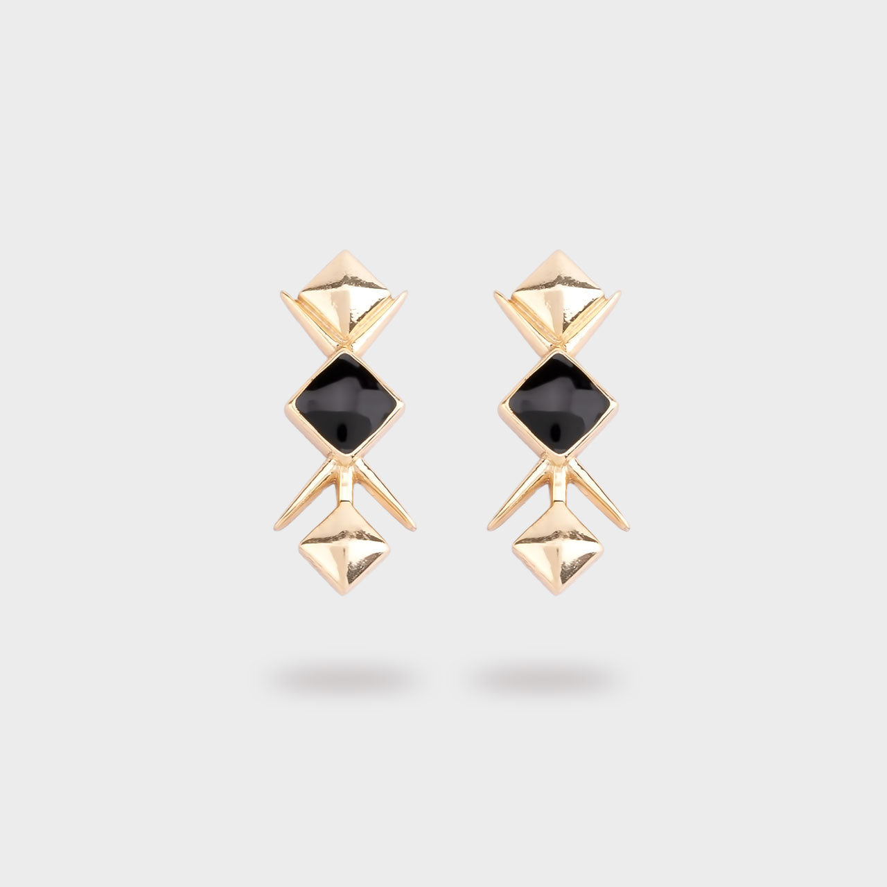 Gecko Danglers - Gold Coated 930 Silver