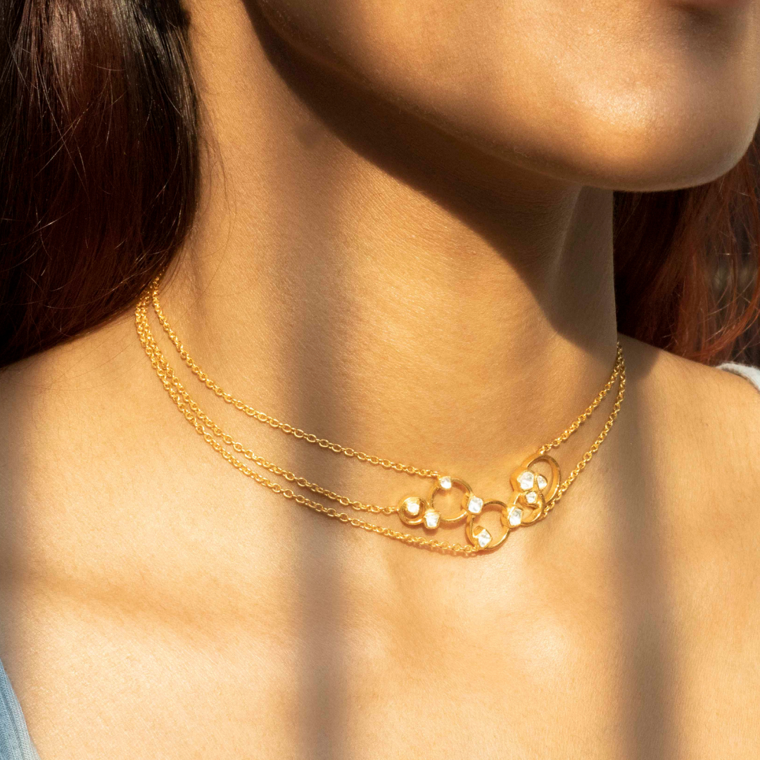 The Triad - Gold Plated 925 Silver