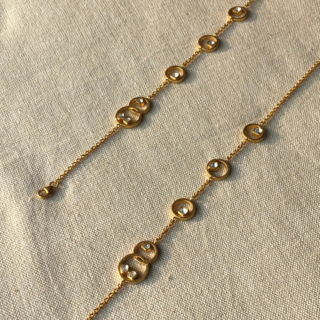 The Shiny Bubbles - Gold Plated 925 Silver