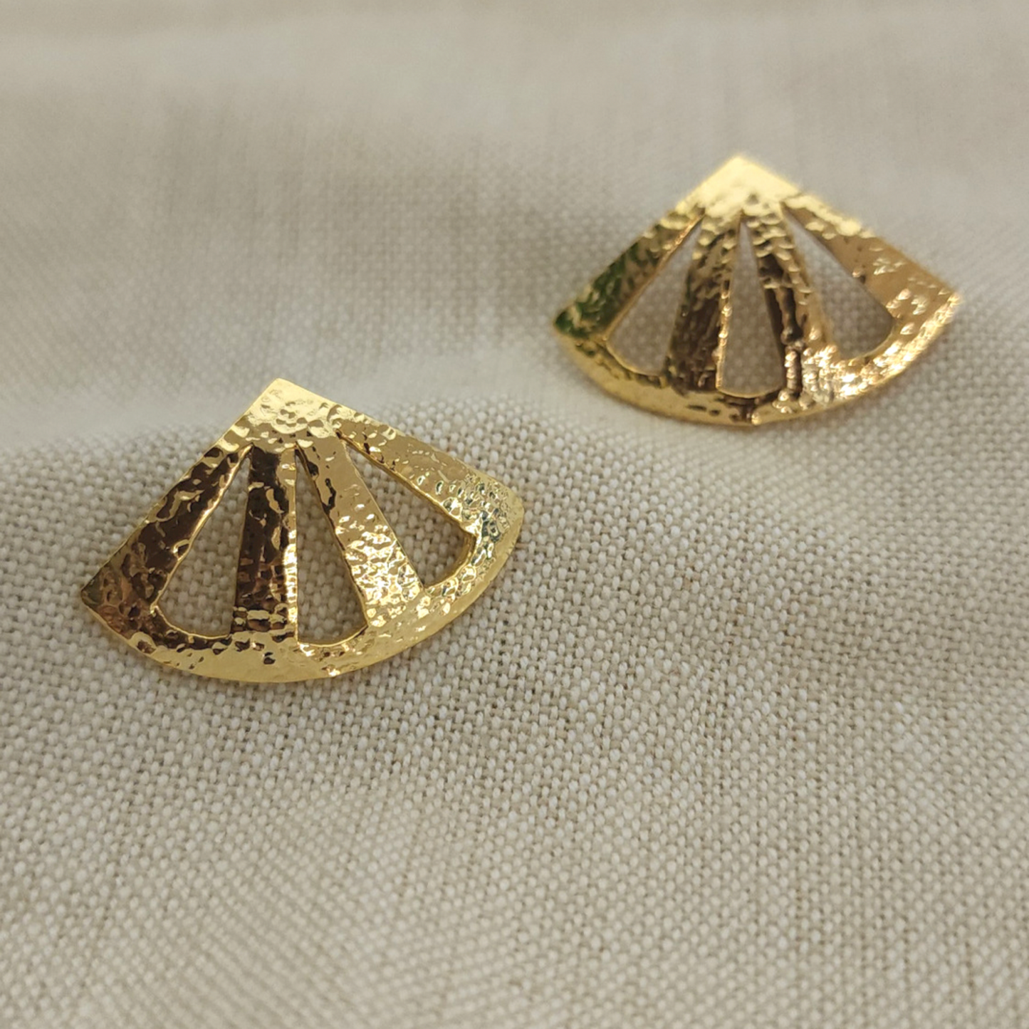 Osiris Studs - Gold Coated Earrings