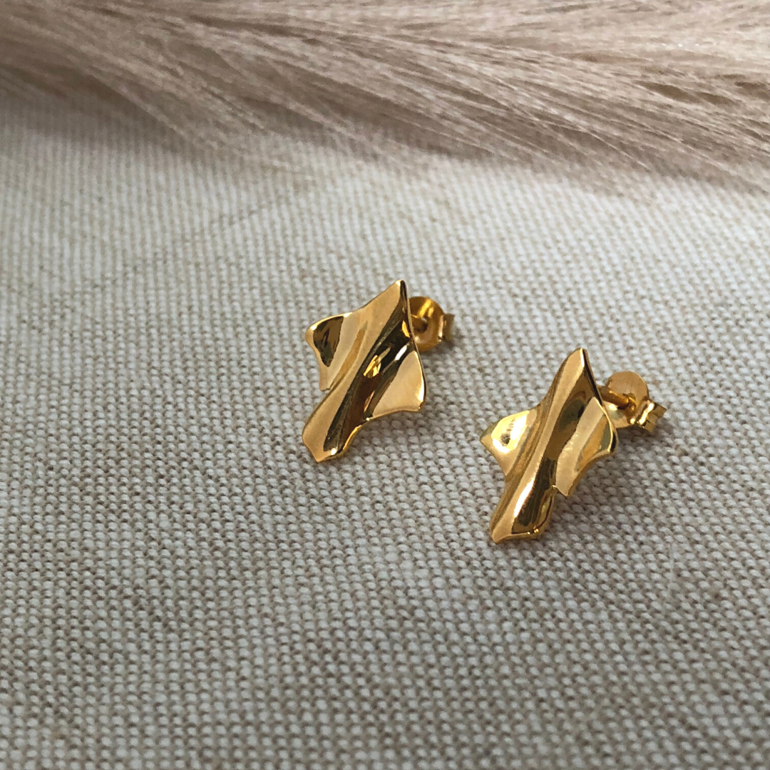 Soaring Studs - 24K Gold Coated