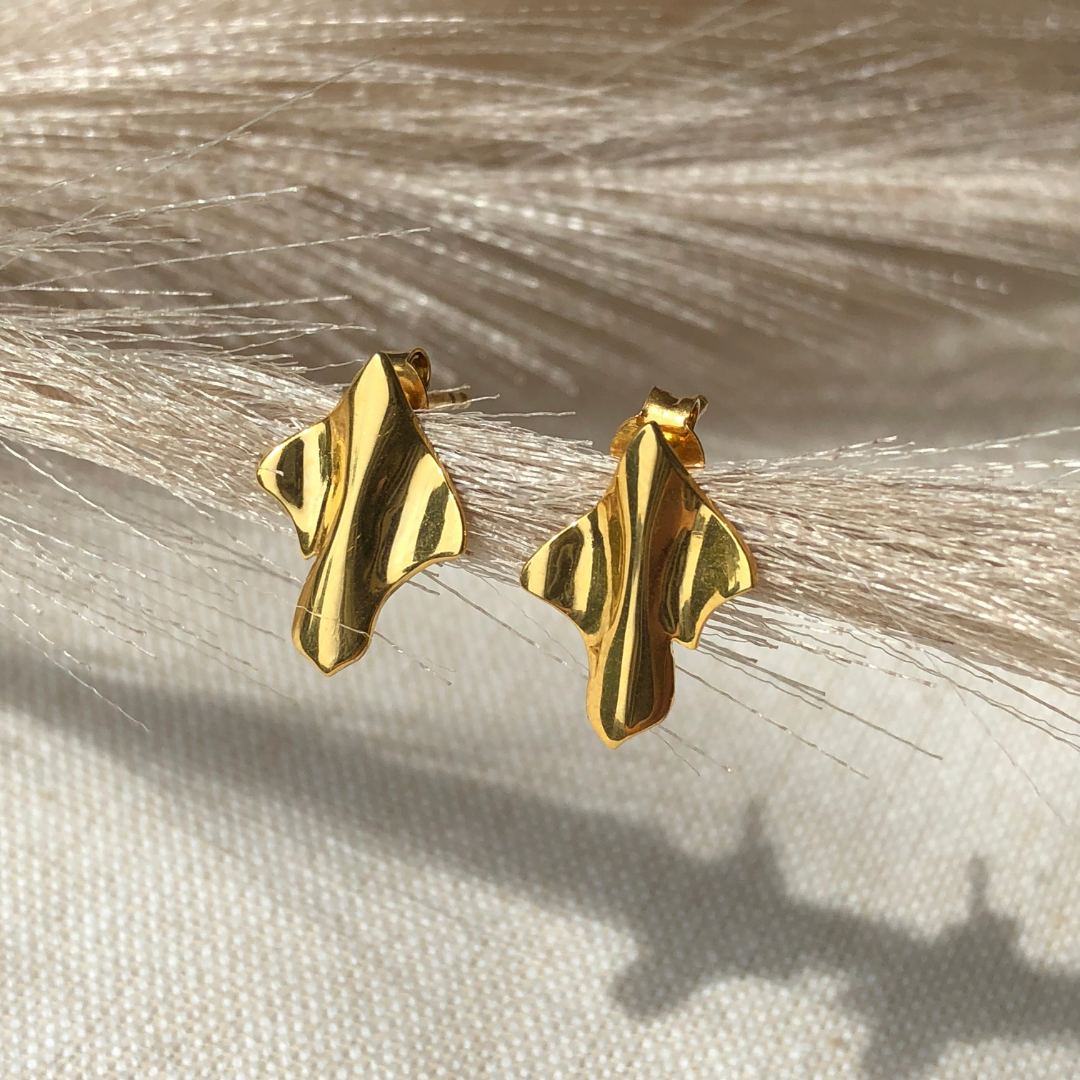 Soaring Studs - 24K Gold Coated