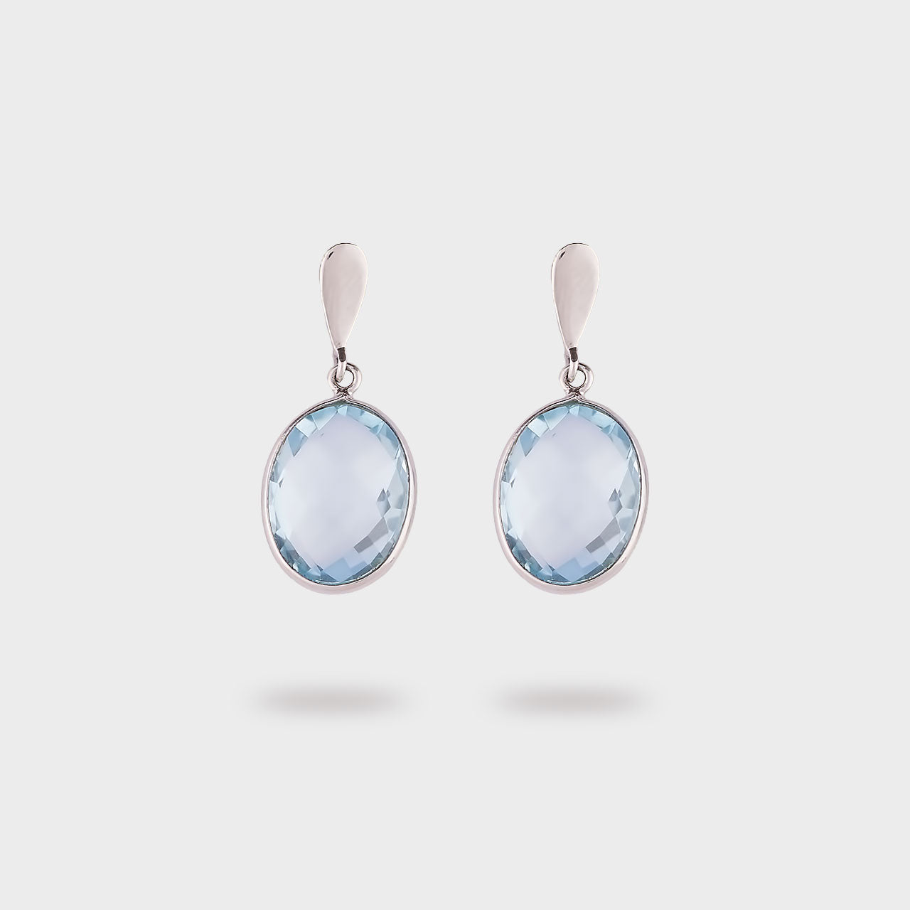 Blue Topaz Drops - 925 Silver Jewellery