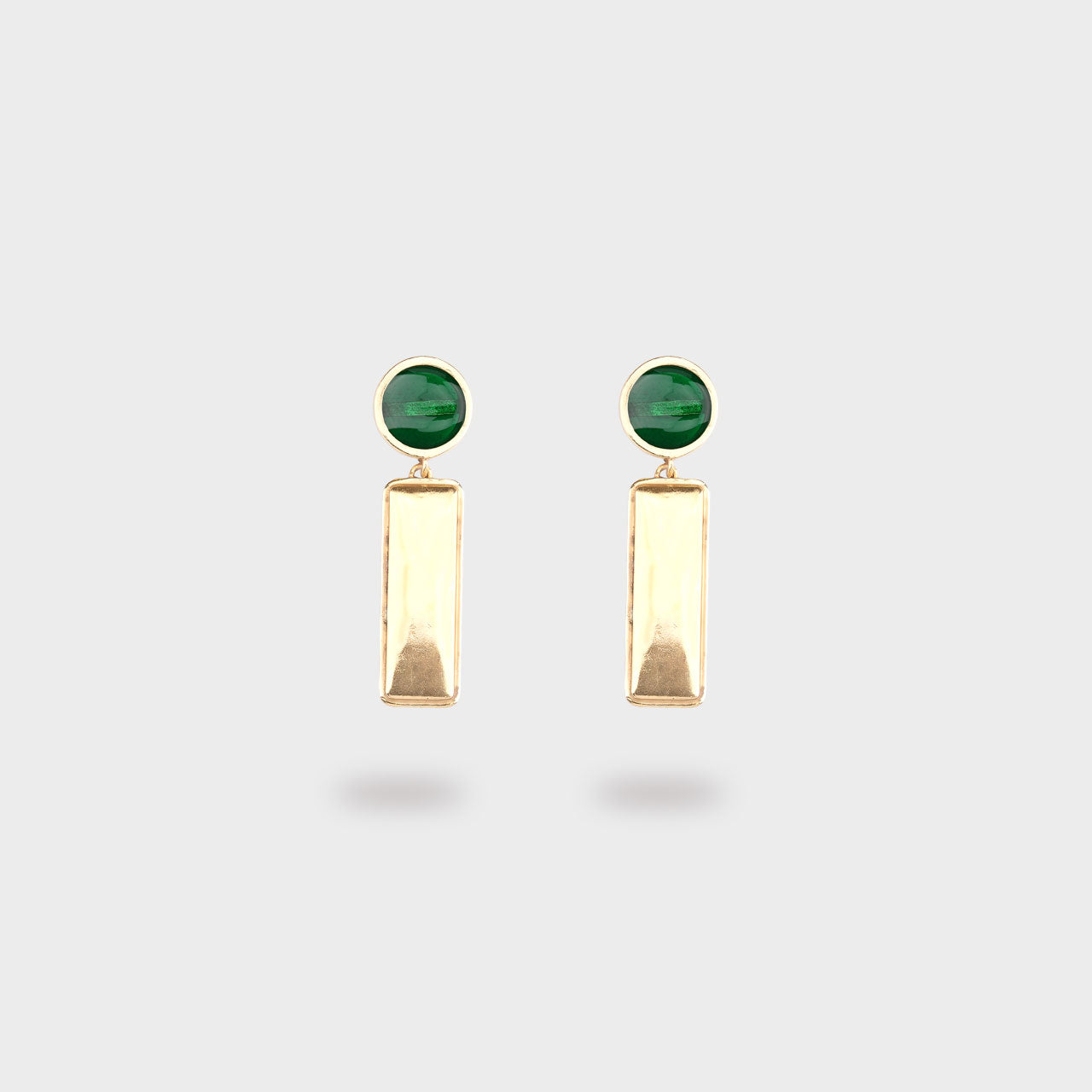 Ivy Eyed Drops - Gold Coated Earrings