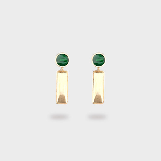 Ivy Eyed Drops - Gold Coated Earrings