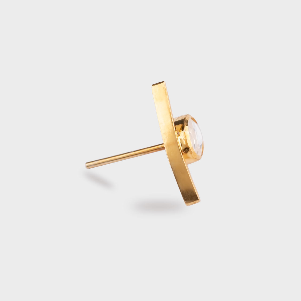 Kink Studs - Gold Plated 925 Silver