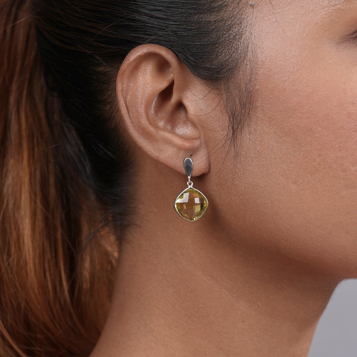 Lemon Topaz Drops - 925 Silver Jewellery