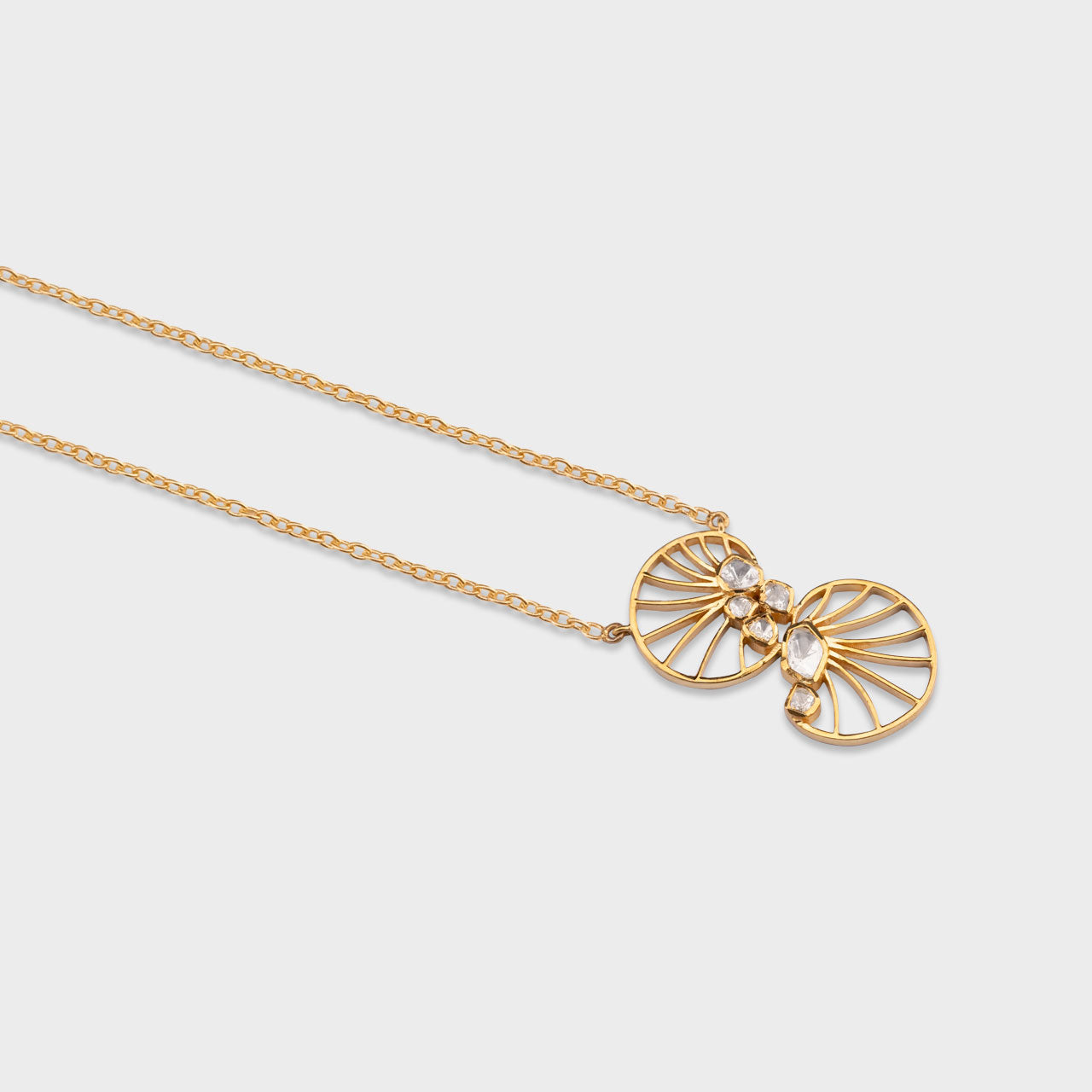 Lilypad Twist - Gold Plated 925 Silver