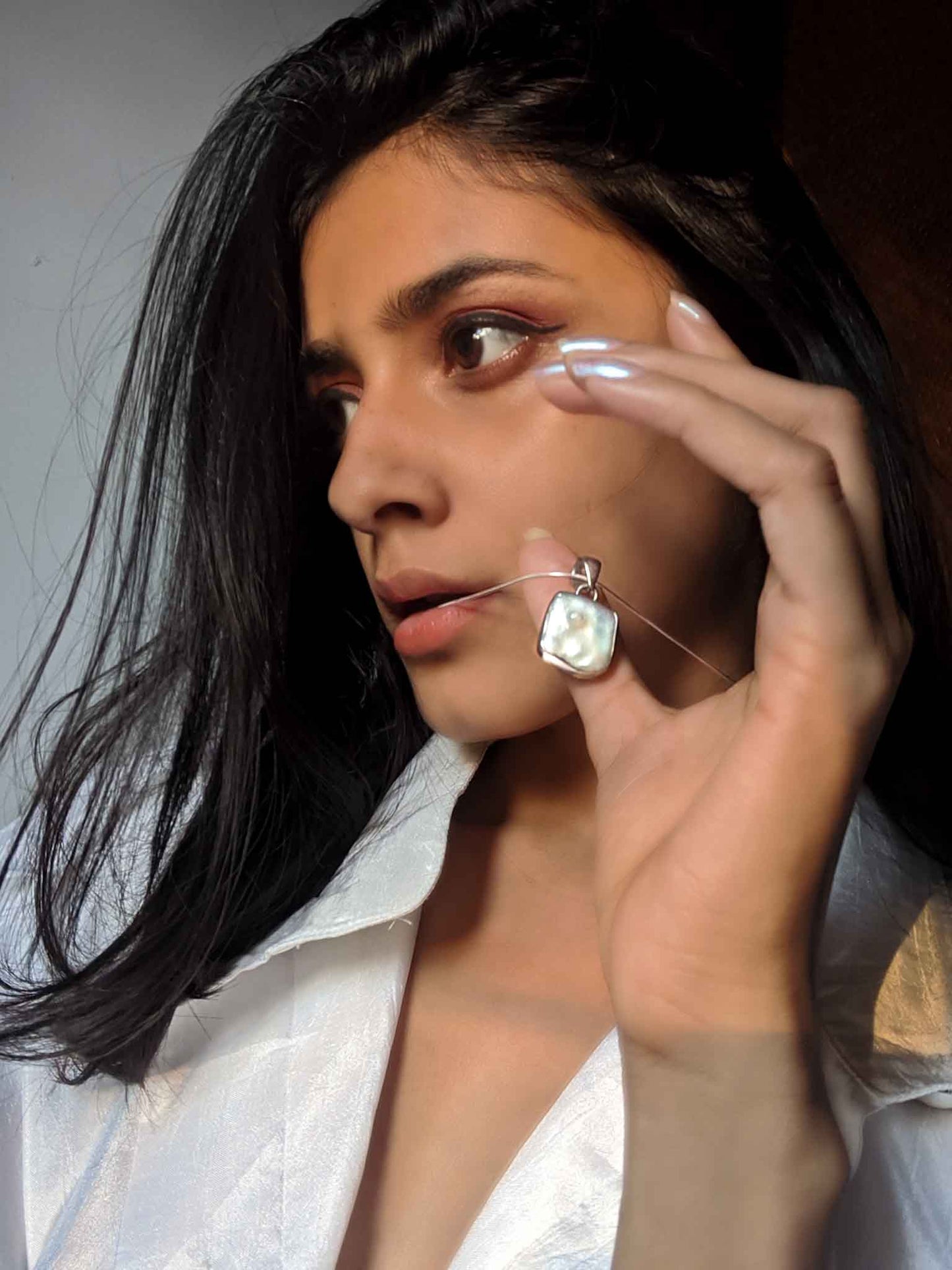 Pearl Bomb Pendant - 925 Silver Jewellery