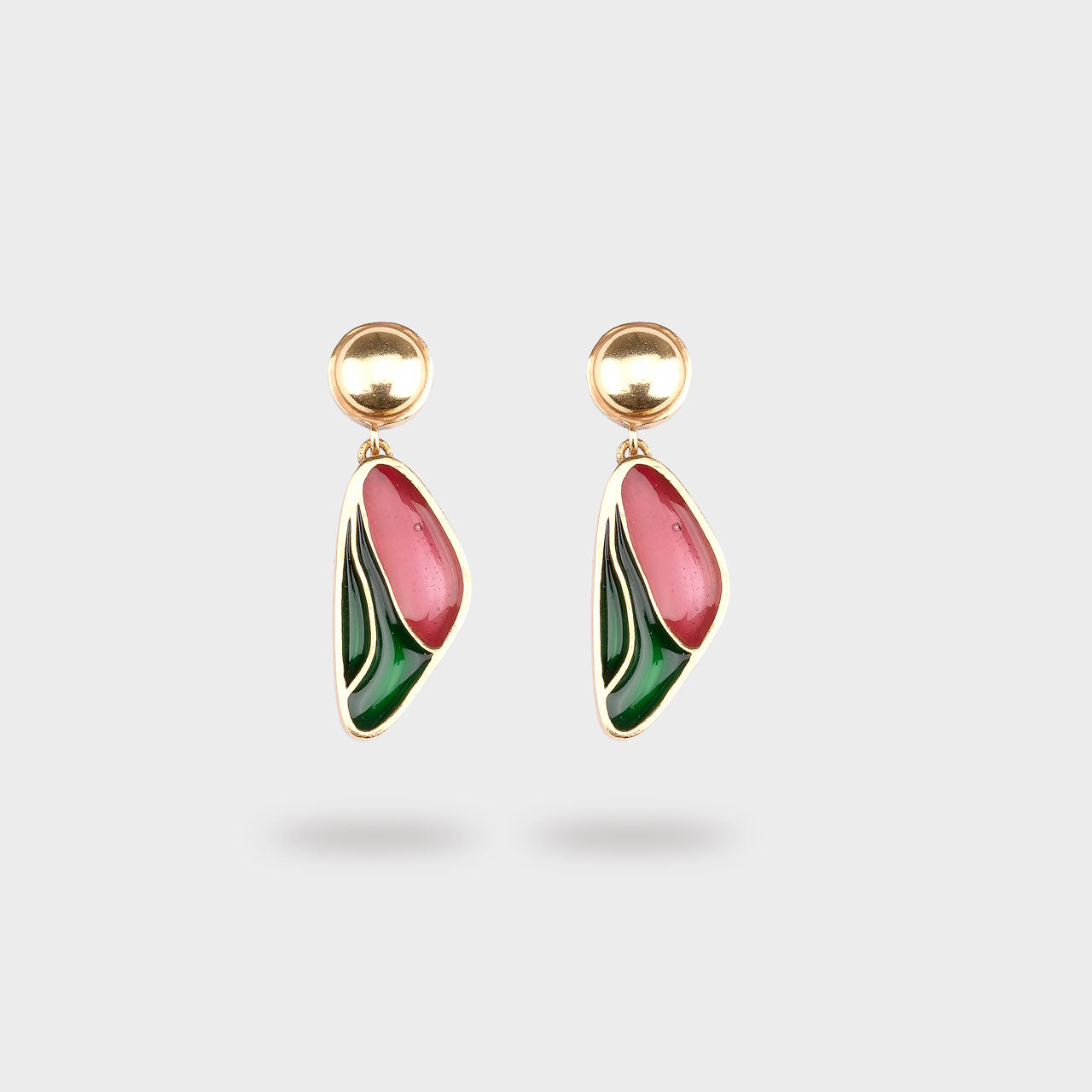 Motley Drop Earrings - Gold Coated