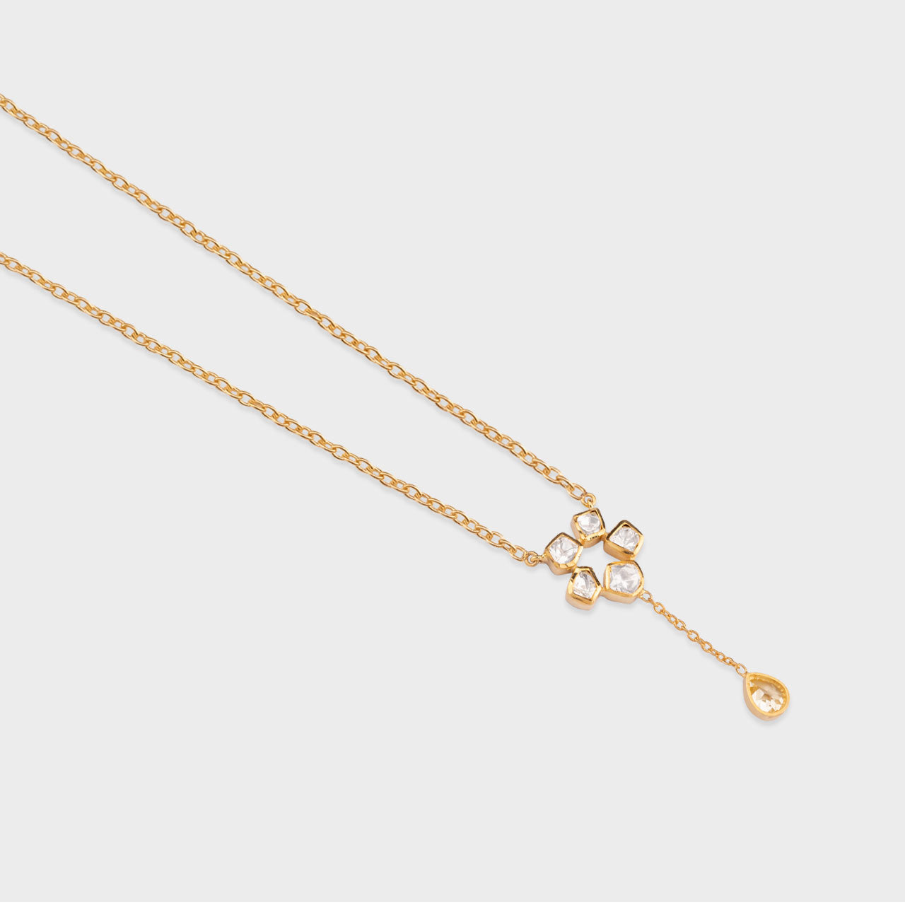 Palash Pendant - Gold Plated 925 Silver