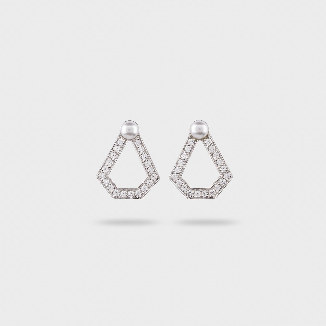 Pearl Trapezoid - 930 Recycled Silver