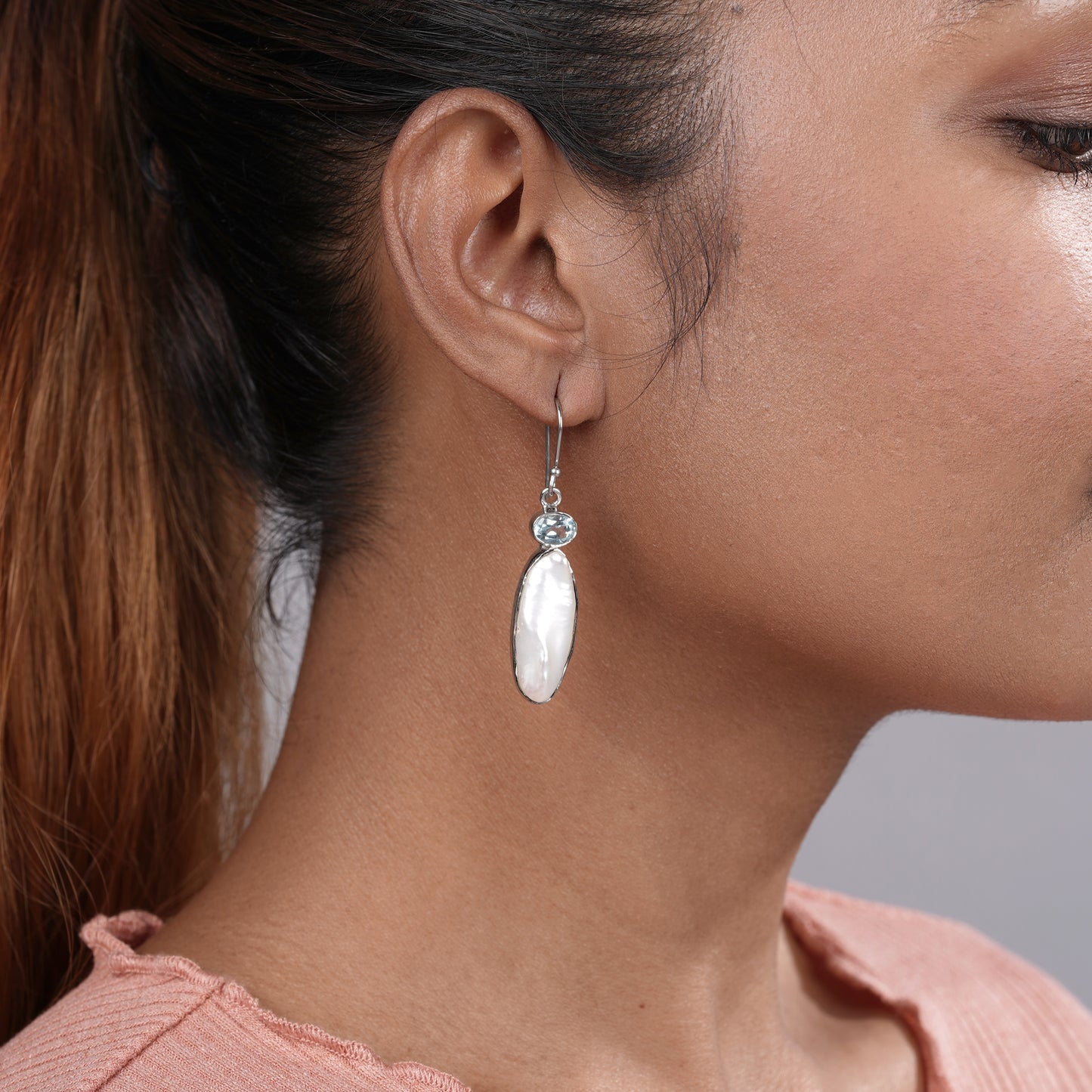 Pearly Blues - 925 Silver Jewellery