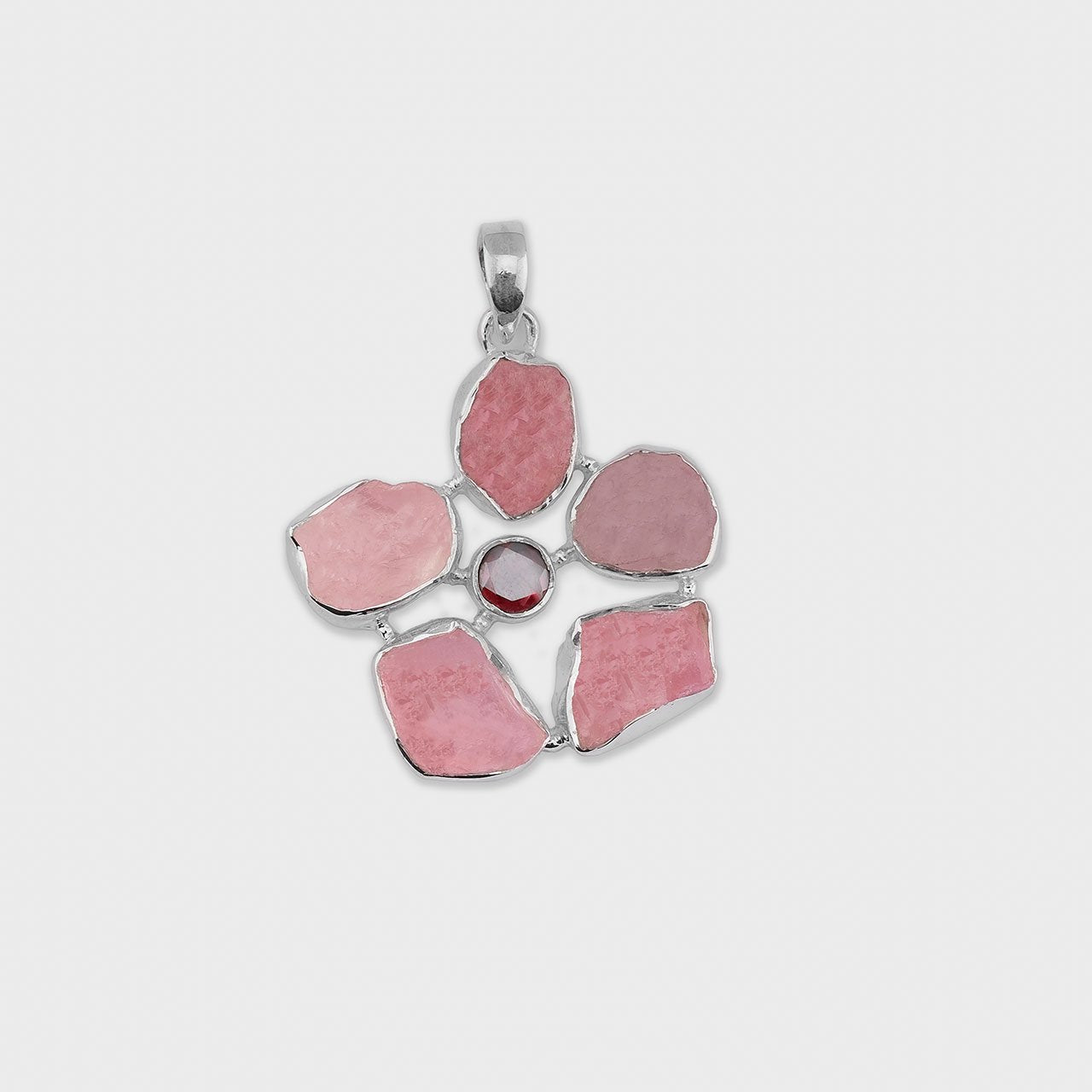 Round of Rose Pendant - 925 Silver Jewellery