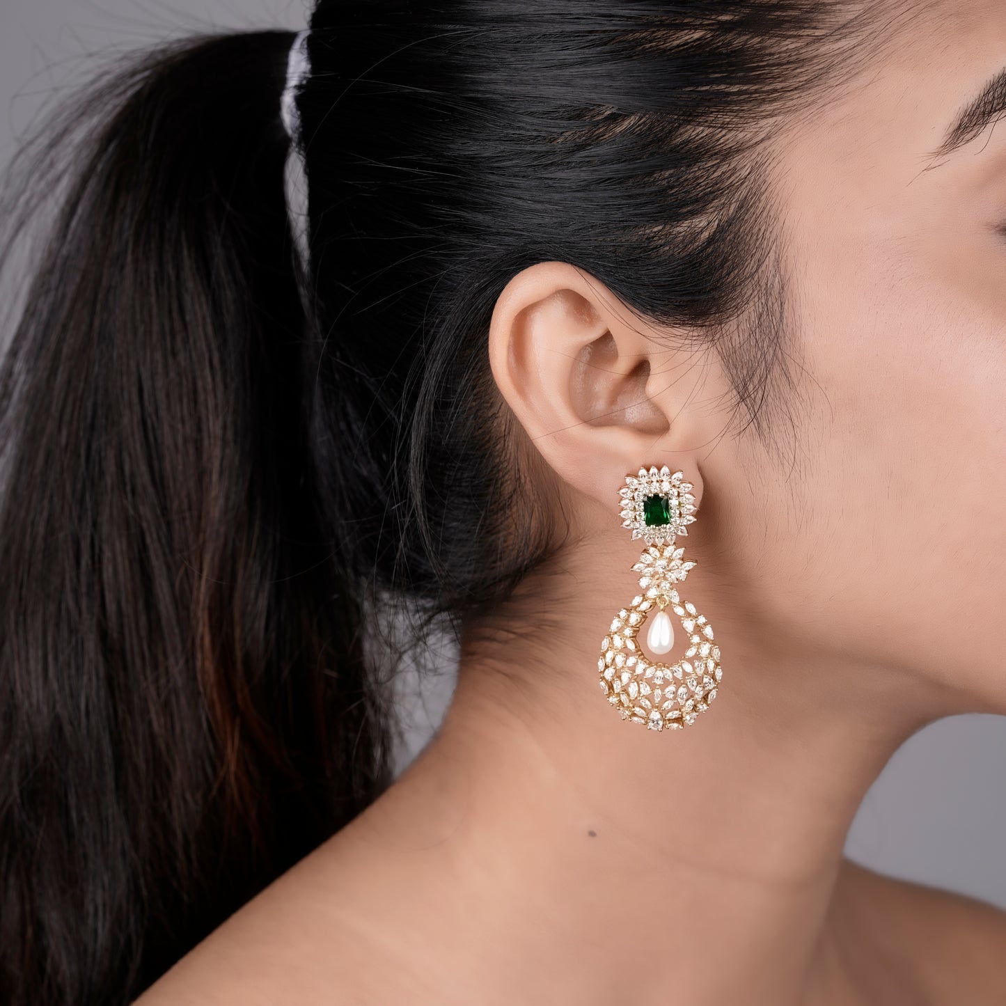 Royal Drop Earrings - 930 Recycled Silver