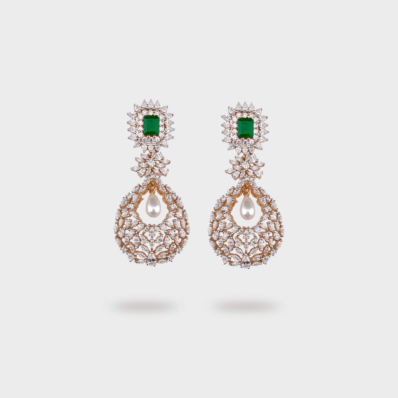 Royal Drop Earrings - 930 Recycled Silver