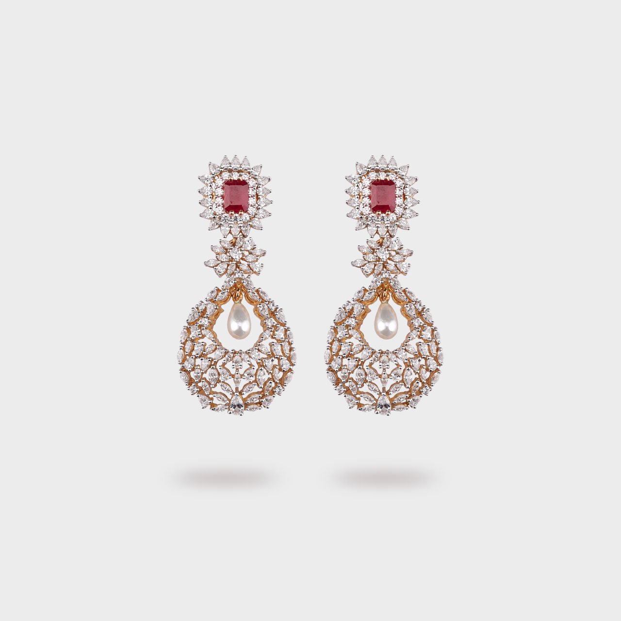 Royal Drop Earrings - 930 Recycled Silver