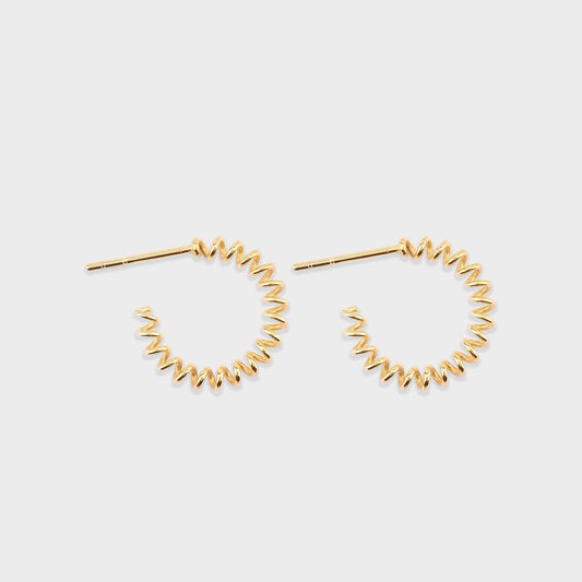 Slinky Hoop Earrings