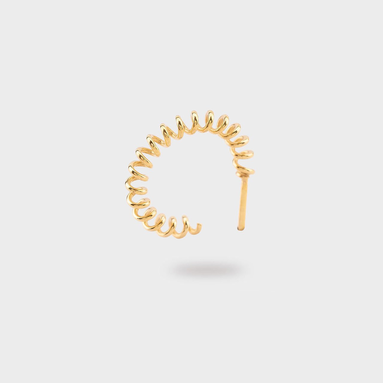 Slinky Hoop Earrings