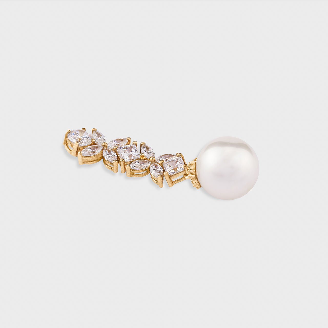 Swarovski Pearl Dangle - 930 Recycled Silver