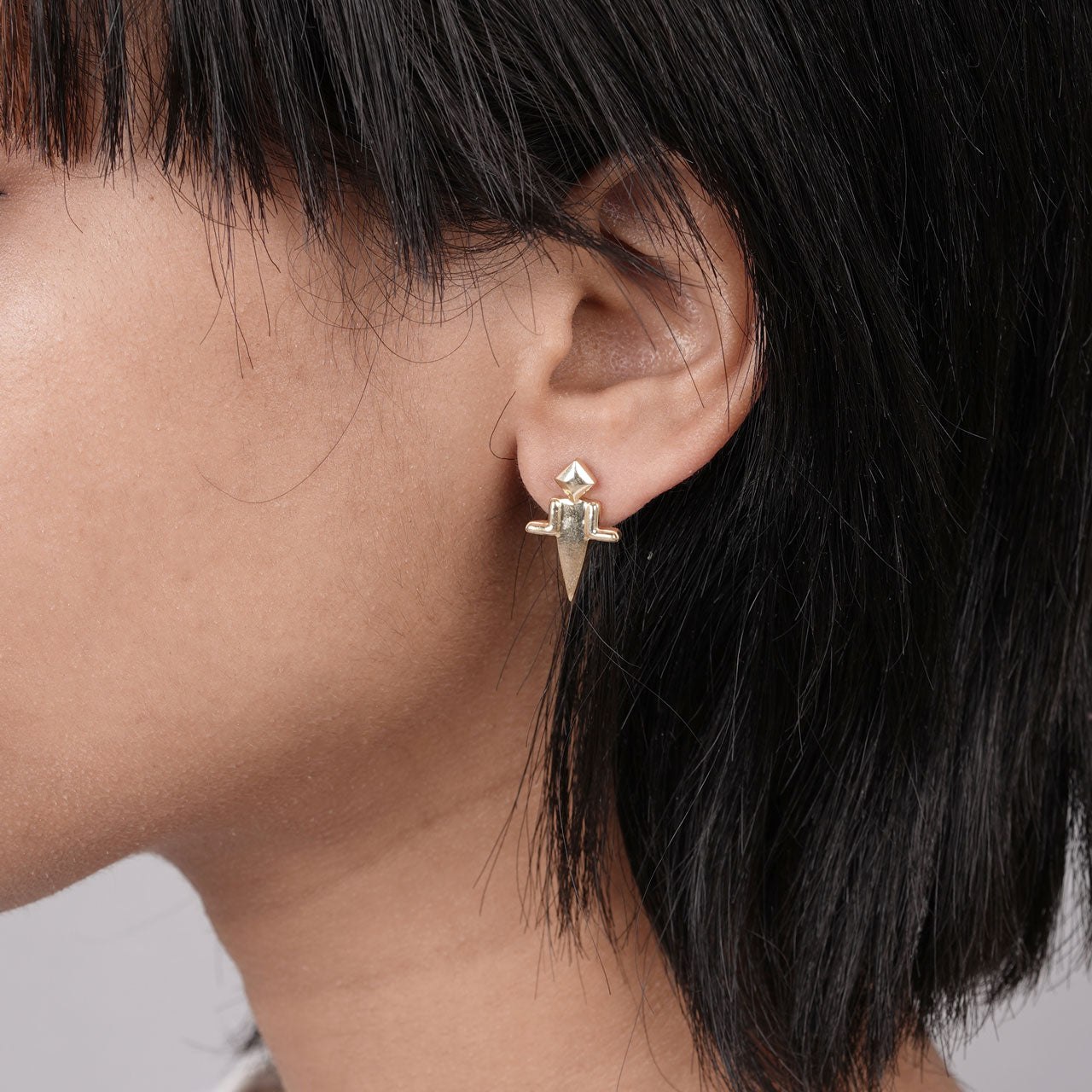 Sword Studs - Gold Coated 930 Silver