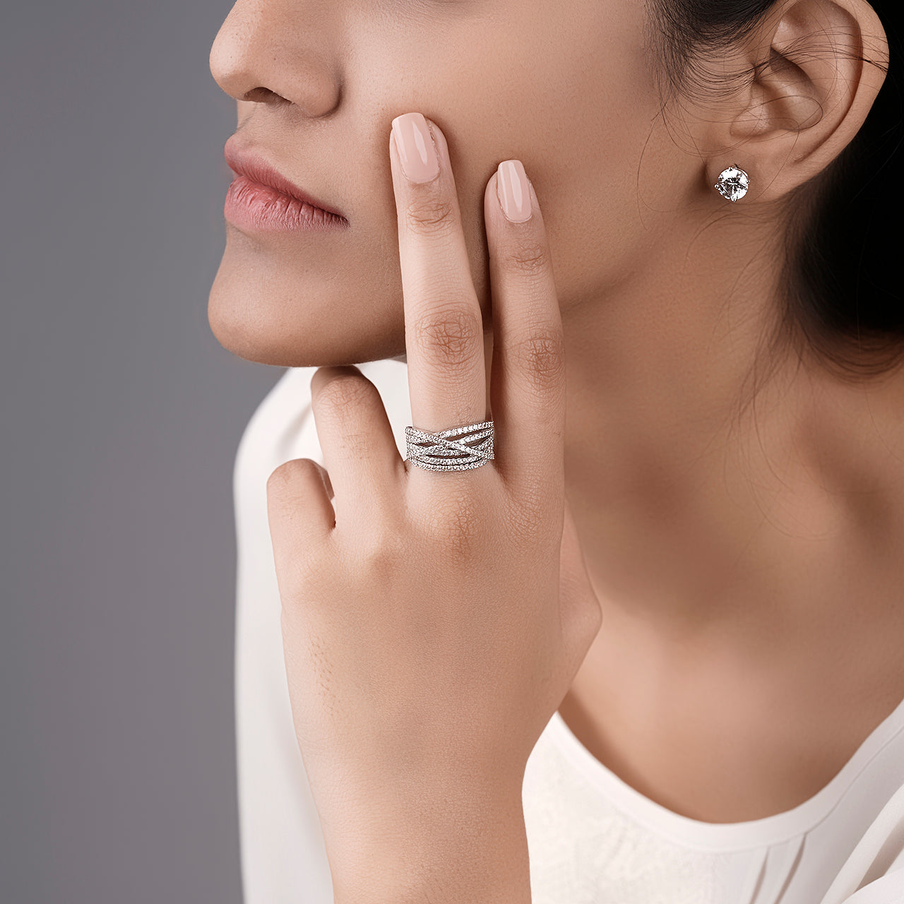 Twisty Lines - 930 Recycled Silver