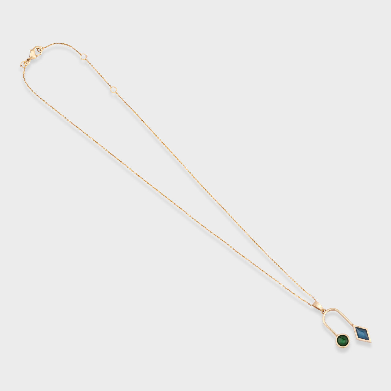 Two Of A Kind Pendant Gold Coated
